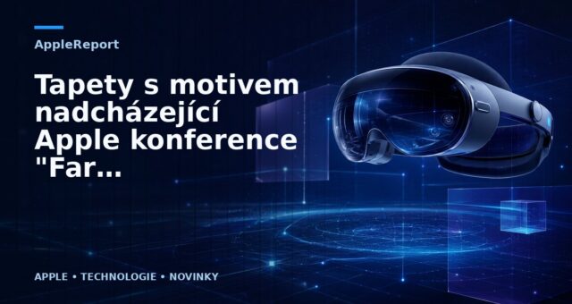 Tapety s motivem nadcházející Apple konference „Far Out“