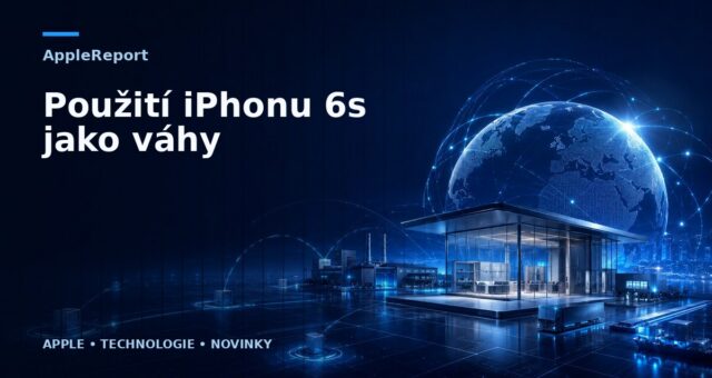 Použití iPhonu 6s jako váhy