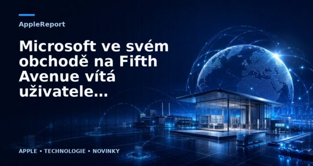 Microsoft ve svém obchodě na Fifth Avenue vítá uživatele iPhonu