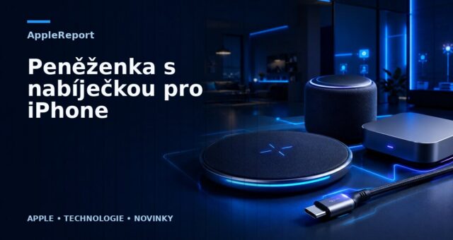 Peněženka s nabíječkou pro iPhone