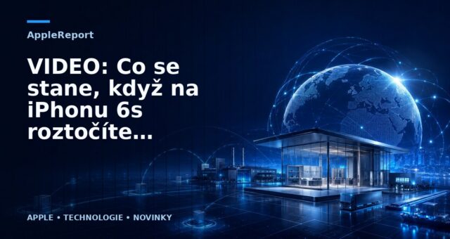 VIDEO: Co se stane, když na iPhonu 6s roztočíte kolo motorky?