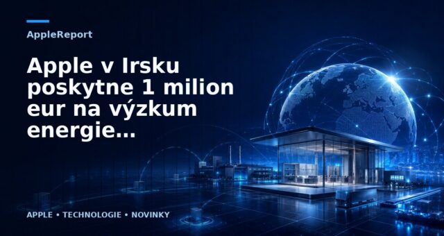 Apple v Irsku poskytne 1 milion eur na výzkum energie z mořských vln