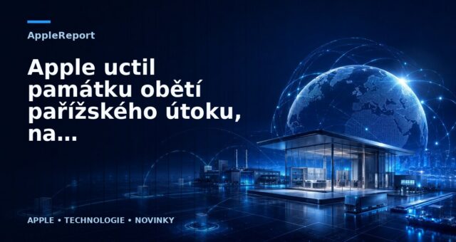 Apple uctil památku obětí pařížského útoku, na svůj web přidal černou stužku