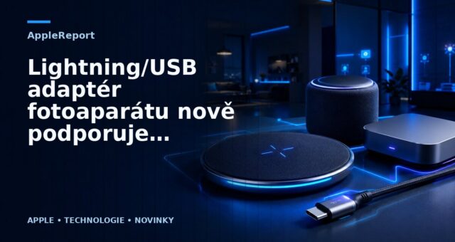 Lightning/USB adaptér fotoaparátu nově podporuje i iPhony