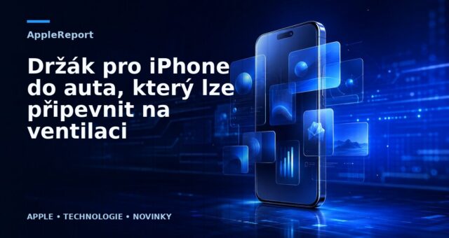 Držák pro iPhone do auta, který lze připevnit na ventilaci