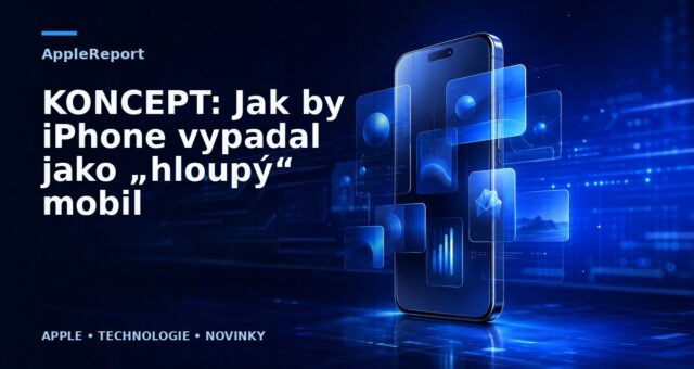 KONCEPT: Jak by iPhone vypadal jako „hloupý“ mobil