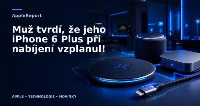 Muž tvrdí, že jeho iPhone 6 Plus při nabíjení vzplanul!