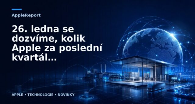 26. ledna se dozvíme, kolik Apple za poslední kvartál vydělal