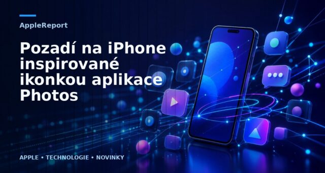 Pozadí na iPhone inspirované ikonkou aplikace Photos