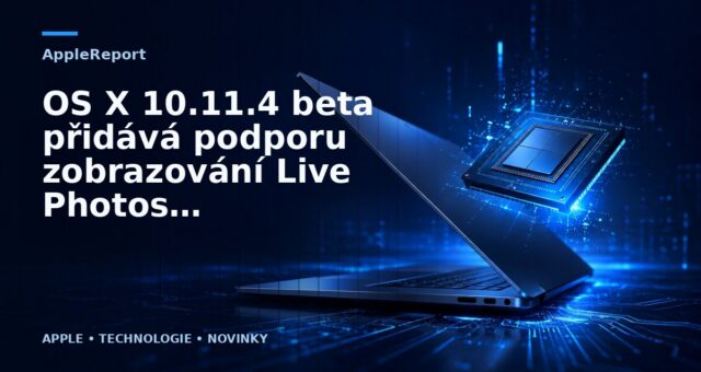 OS X 10.11.4 beta přidává podporu zobrazování Live Photos v Messages