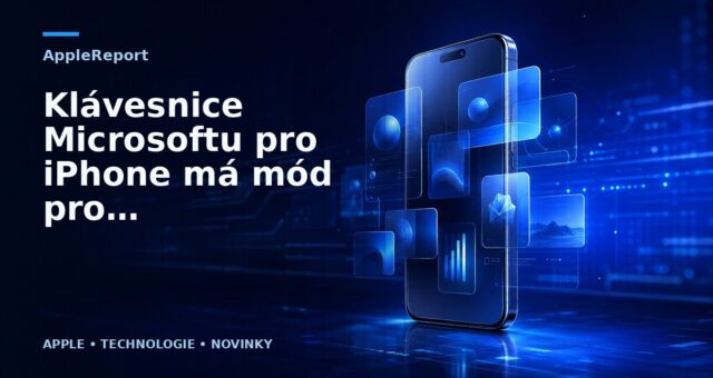 Klávesnice Microsoftu pro iPhone má mód pro ovládání jednou rukou