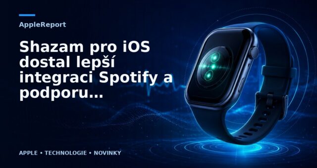 Shazam pro iOS dostal lepší integraci Spotify a podporu watchOS 2