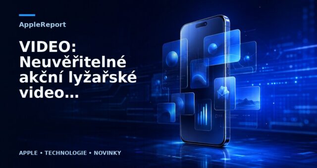 VIDEO: Neuvěřitelné akční lyžařské video natočené celé na iPhone
