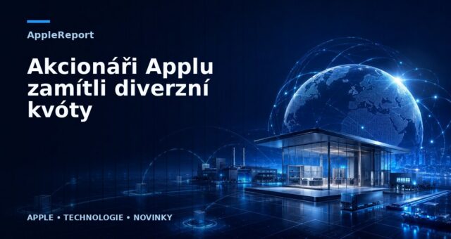 Akcionáři Applu zamítli diverzní kvóty