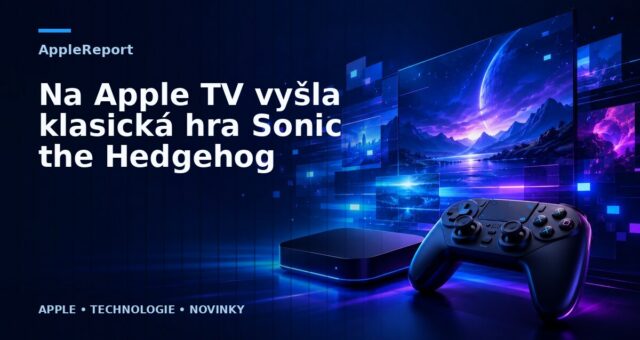 Na Apple TV vyšla klasická hra Sonic the Hedgehog
