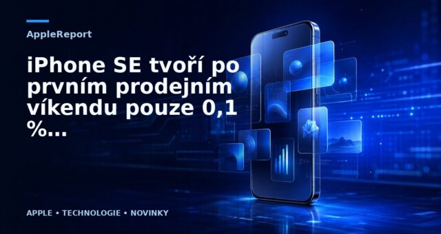 iPhone SE tvoří po prvním prodejním víkendu pouze 0,1 % všech iPhonů