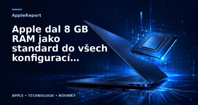 Apple dal 8 GB RAM jako standard do všech konfigurací 13 palcových MacBooků Air