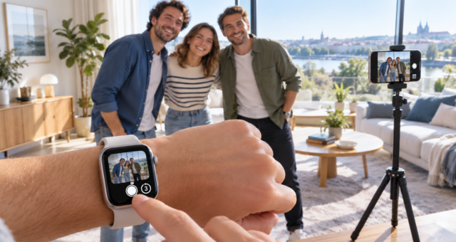 Na společné fotce zase chybíte? Apple Watch zmáčknou spoušť za vás