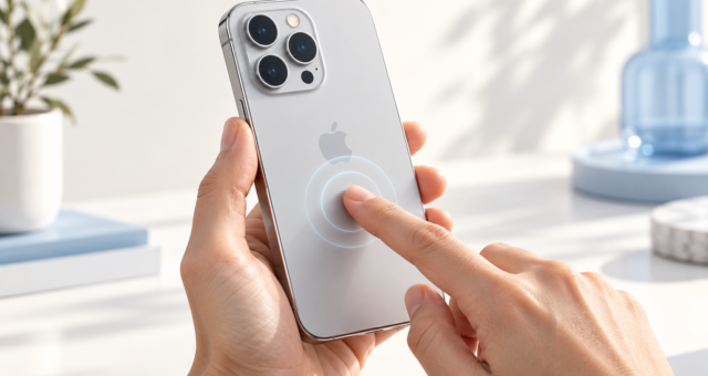 iPhone má další ovládání přímo na zádech. Zapnete ho za pár klepnutí