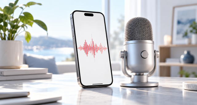 V Diktafonu slyšíte hlavně šum? iPhone umí pomoci bez střihání nahrávky