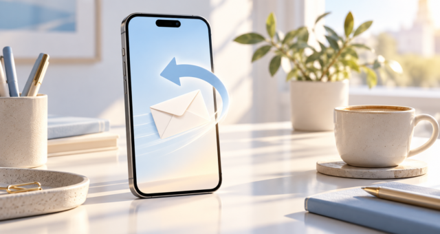 E-mail už letí špatnému člověku? iPhone vám dá pár sekund na záchranu