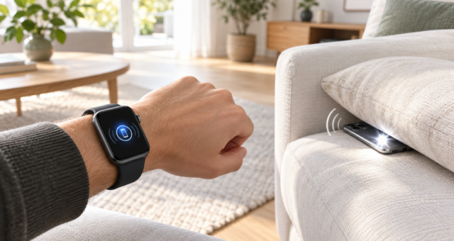 iPhone zapadl do gauče? Apple Watch ho umějí nejen prozvonit, ale i rozblikat